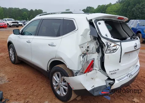 2016 Nissan Rogue Sv from USA, damaged, VIN 5N1AT2MV4GC758036